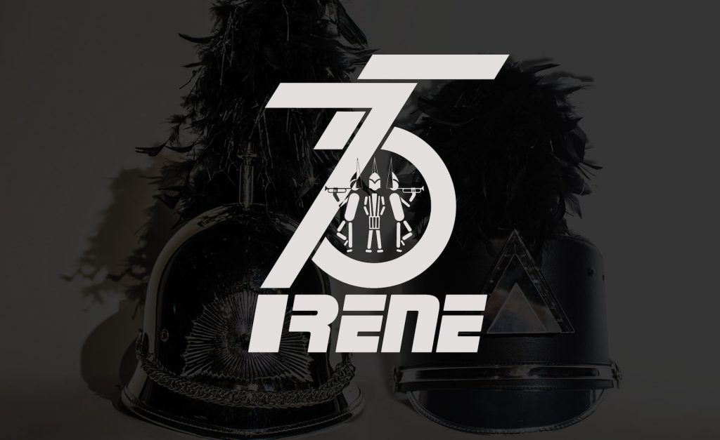 Irene Logo 75 Jaar Met Helmen